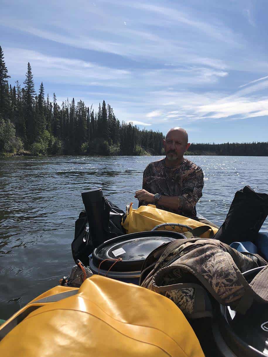 Henry Bodnik on Yukon river