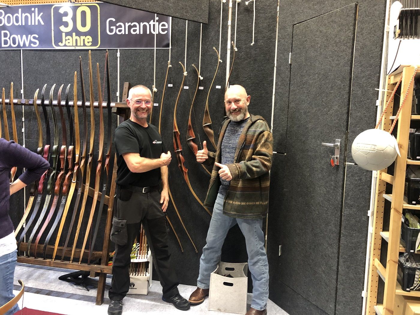 Bow Targets at the archery expo wels